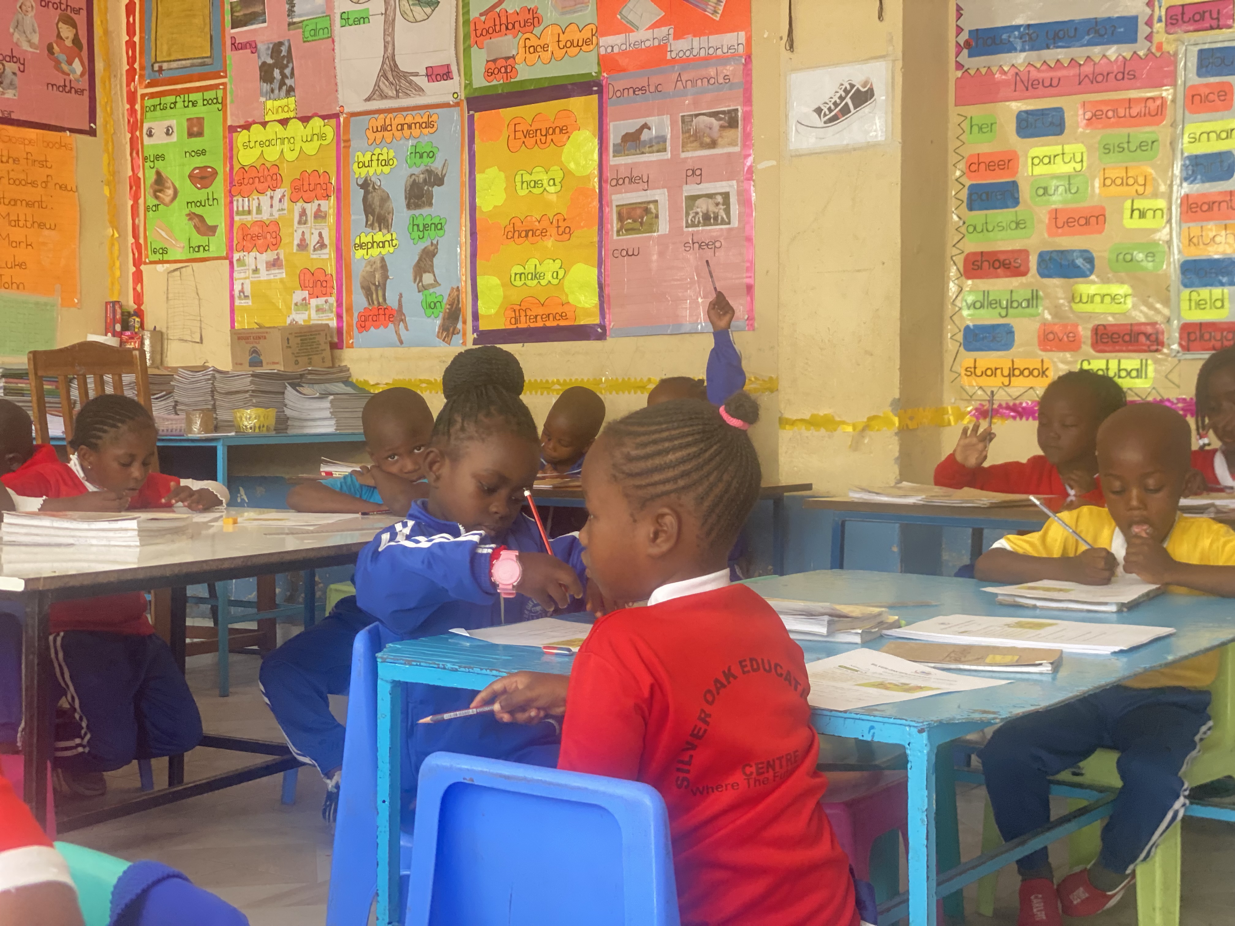Students in classroom at Silveroak Educational Complex